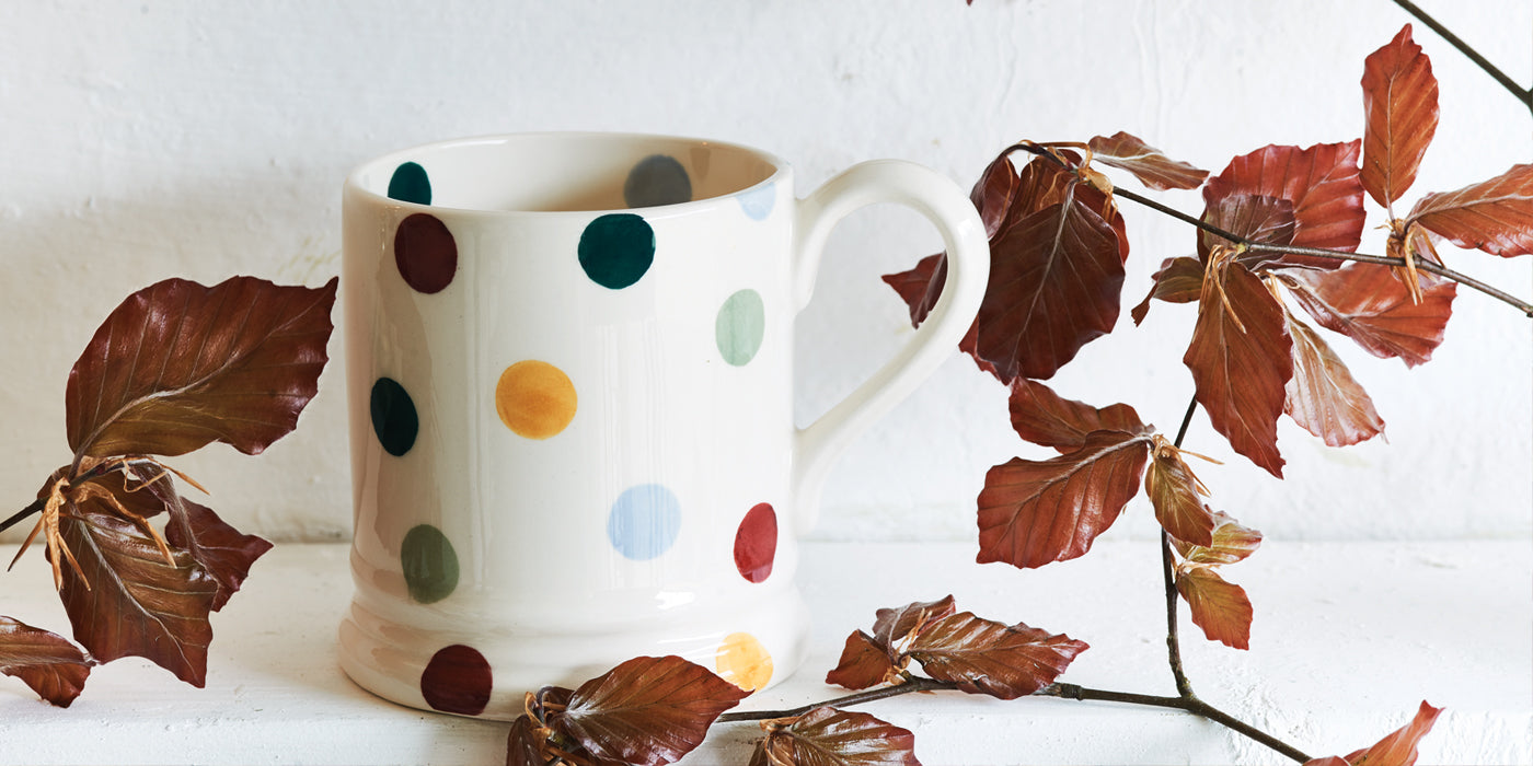 Grab a bargain and bolster your Emma Bridgewater collection with discounted seconds and discontinued lines. 