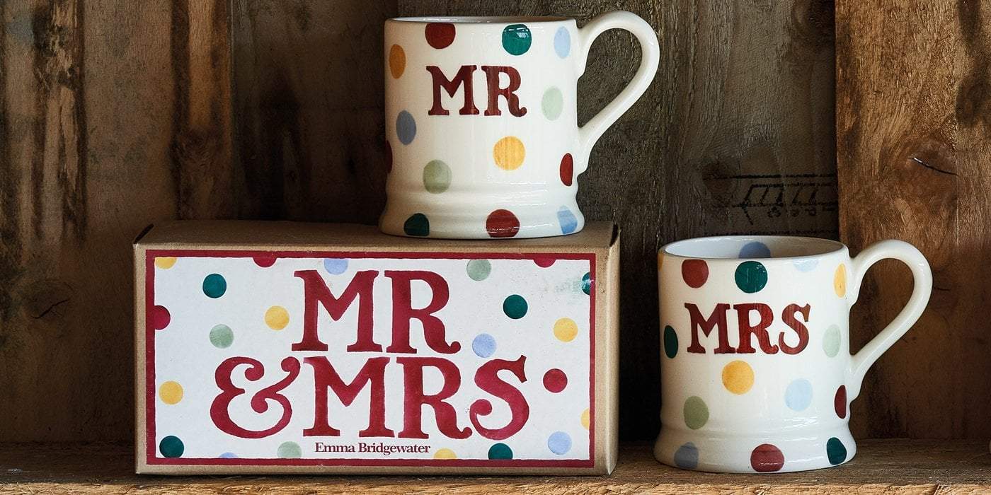 Matching Couple Mugs - Mr & Mrs