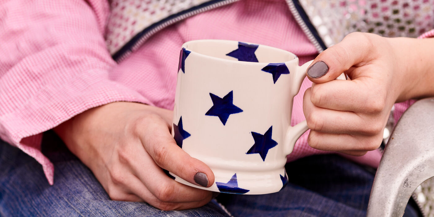 Pottery Mugs - Hand painted Ceramic Coffee & Tea Mugs