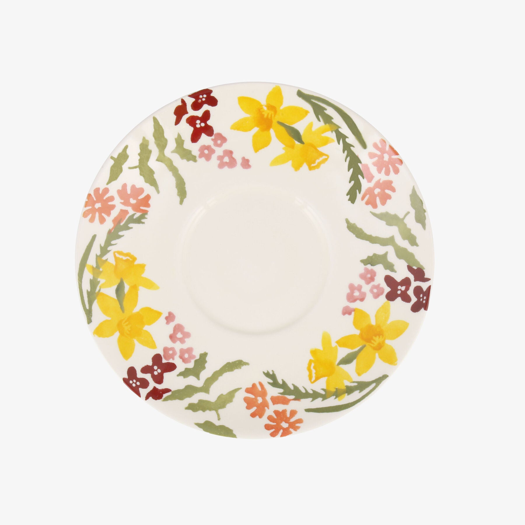 Seconds Wild Daffodils Large Tea Saucer