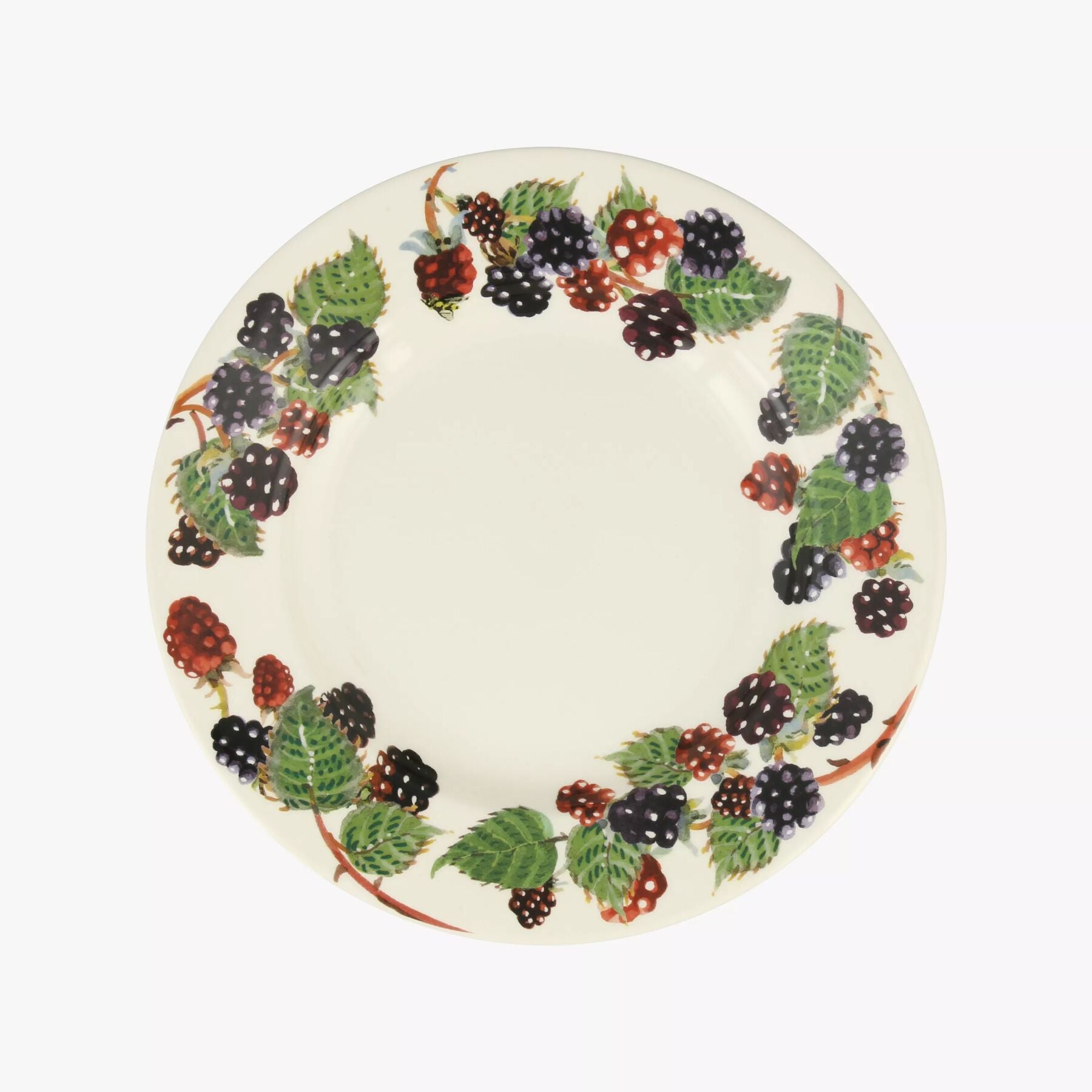 Seconds Fruits Blackberry 8 1/2 Inch Plate