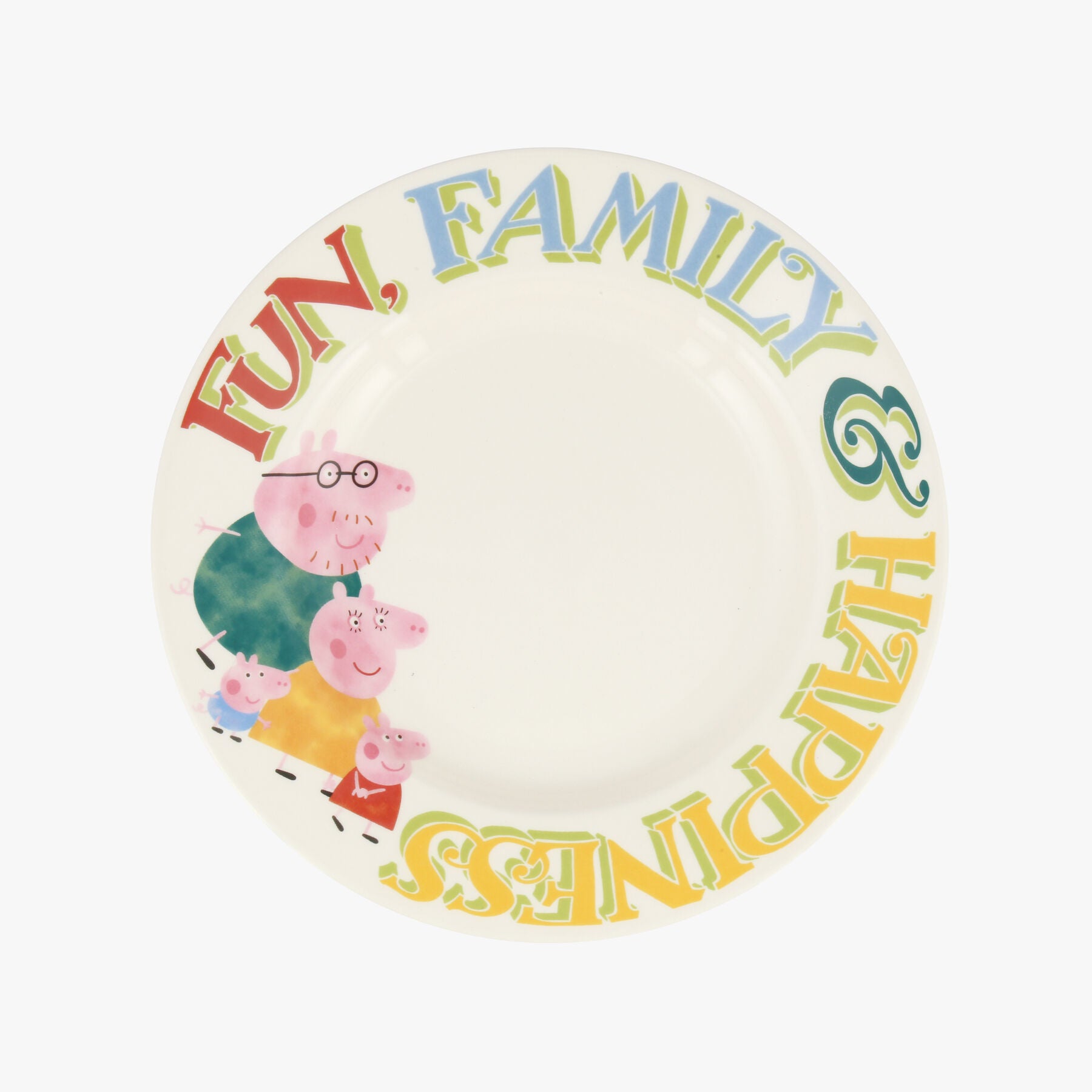 Peppa Pig Happiness Friendship 8 1 2 Inch Plate