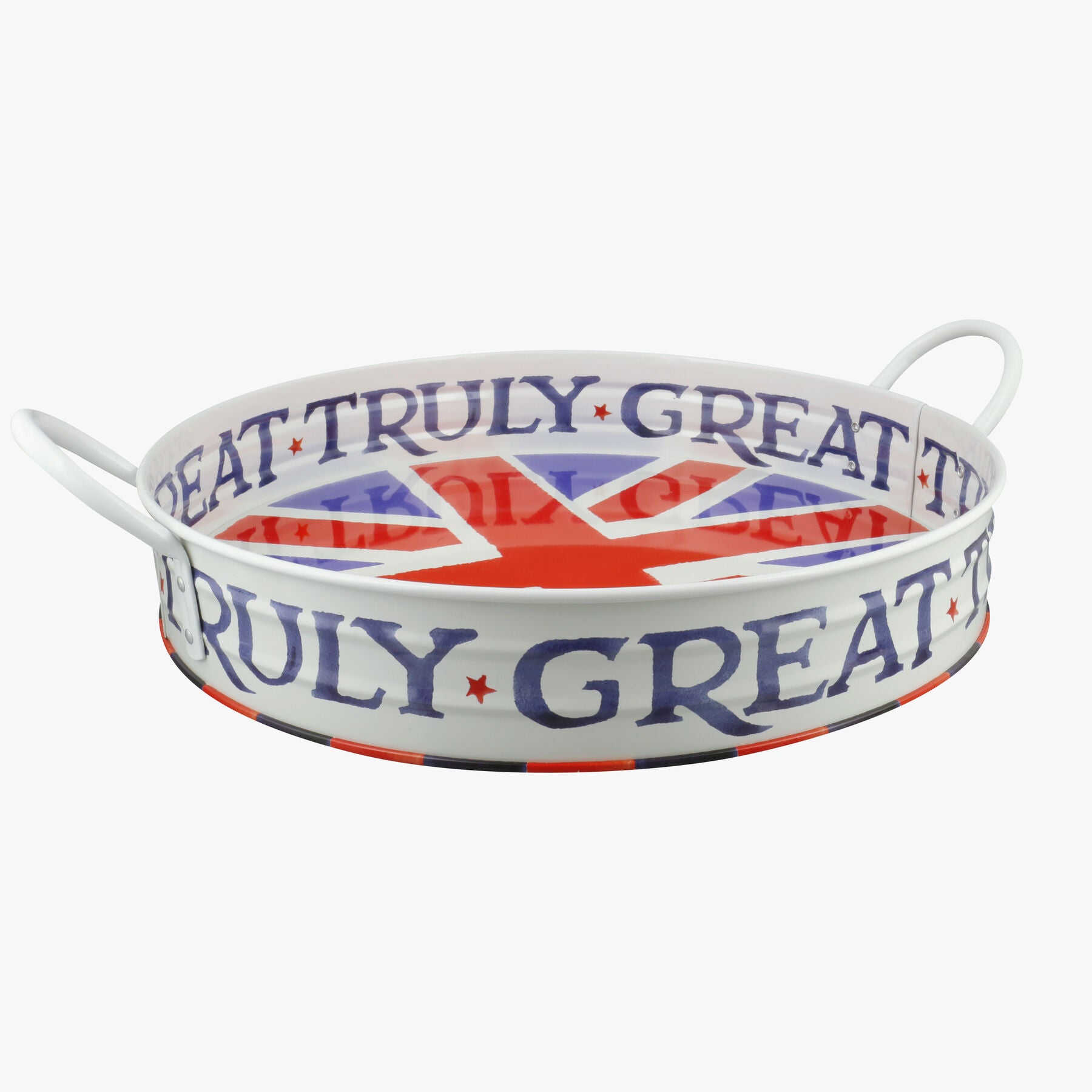 Union Jack Large Handled Tin Tray