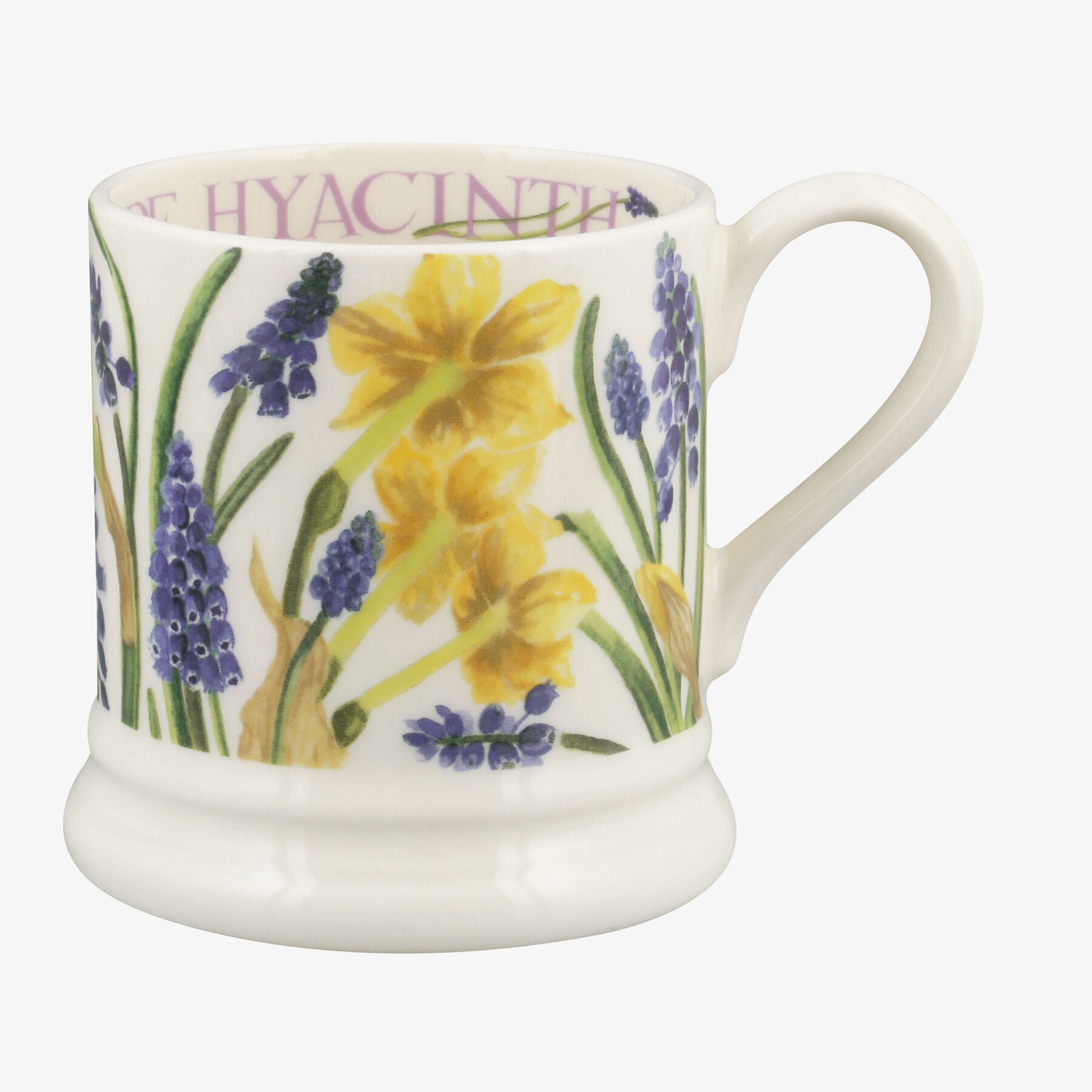 Seconds Tete-A-Tete & Grape Hyacinth 1/2 Pint Mug