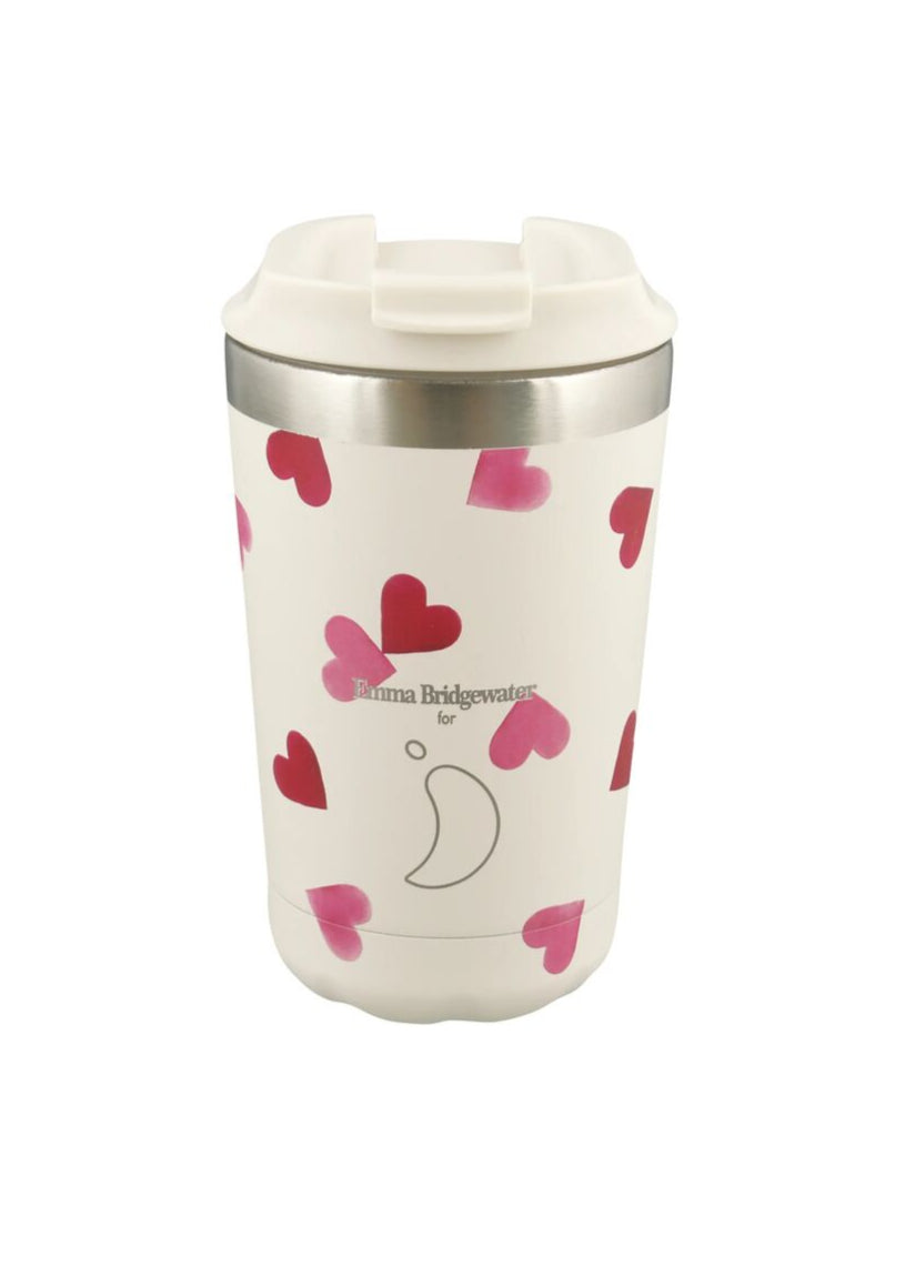 Pink Hearts Chilly's Reusable Cup