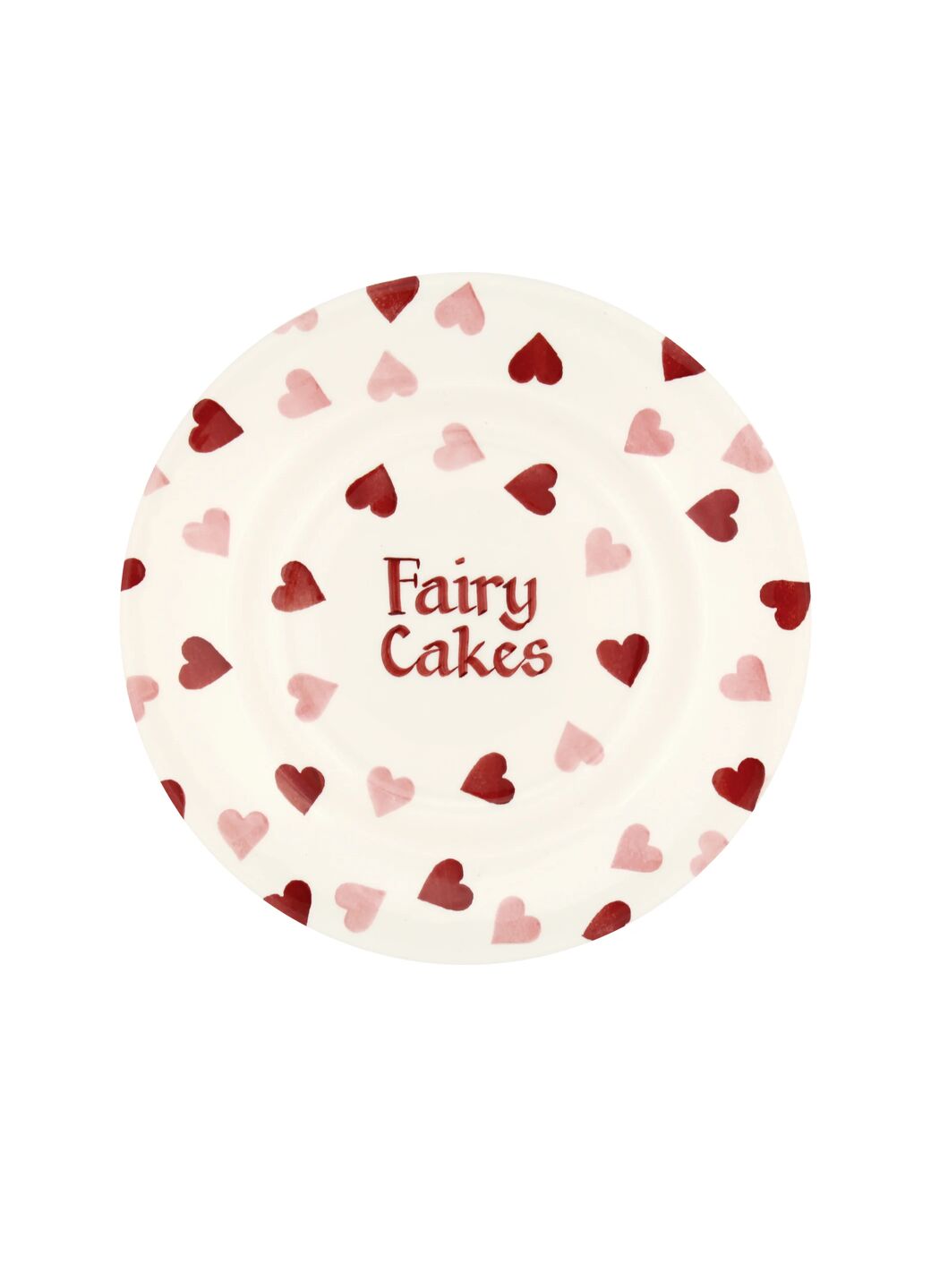 Personalised Pink Hearts 8 1/2" Plate