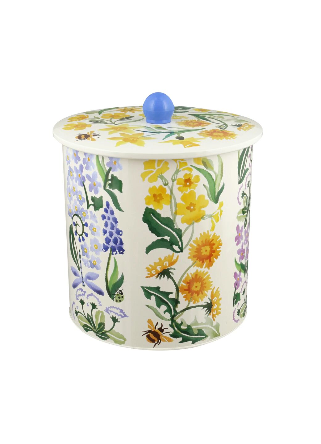 Wildflower Walks Tin Biscuit Barrel