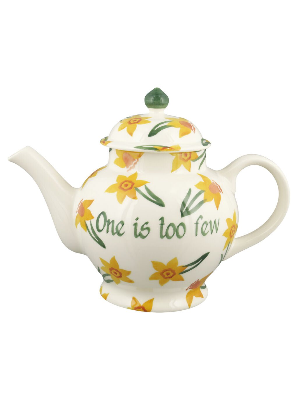 Personalised Daffodils 4 Mug Teapot