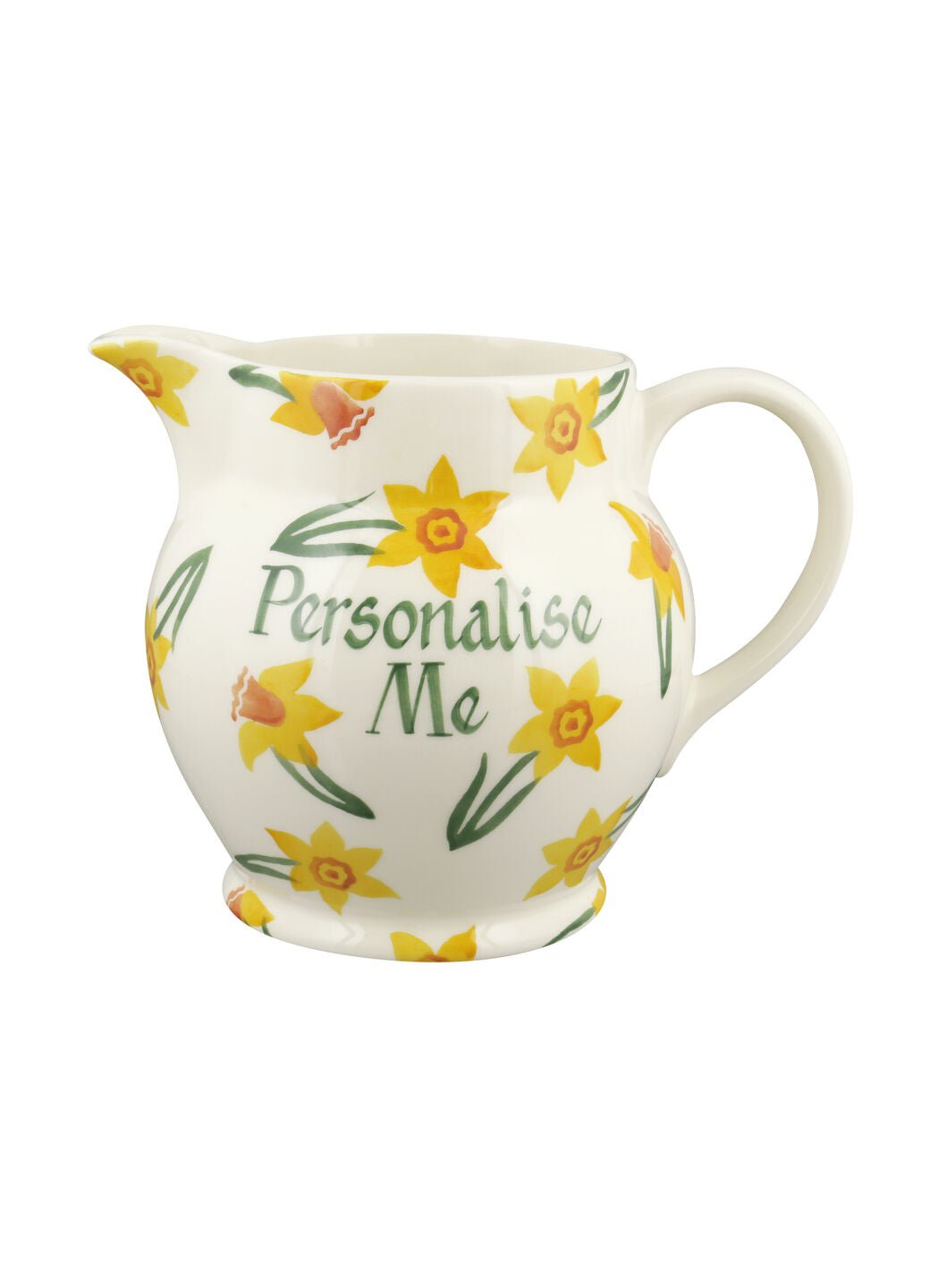 Personalised Daffodils 3 Pint Jug