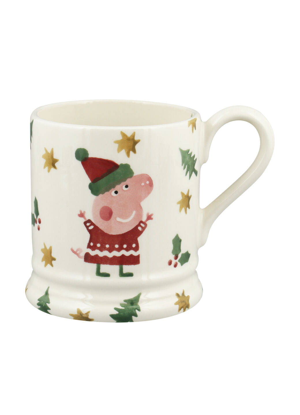 Peppa & George Christmas 1/2 Pint Mug