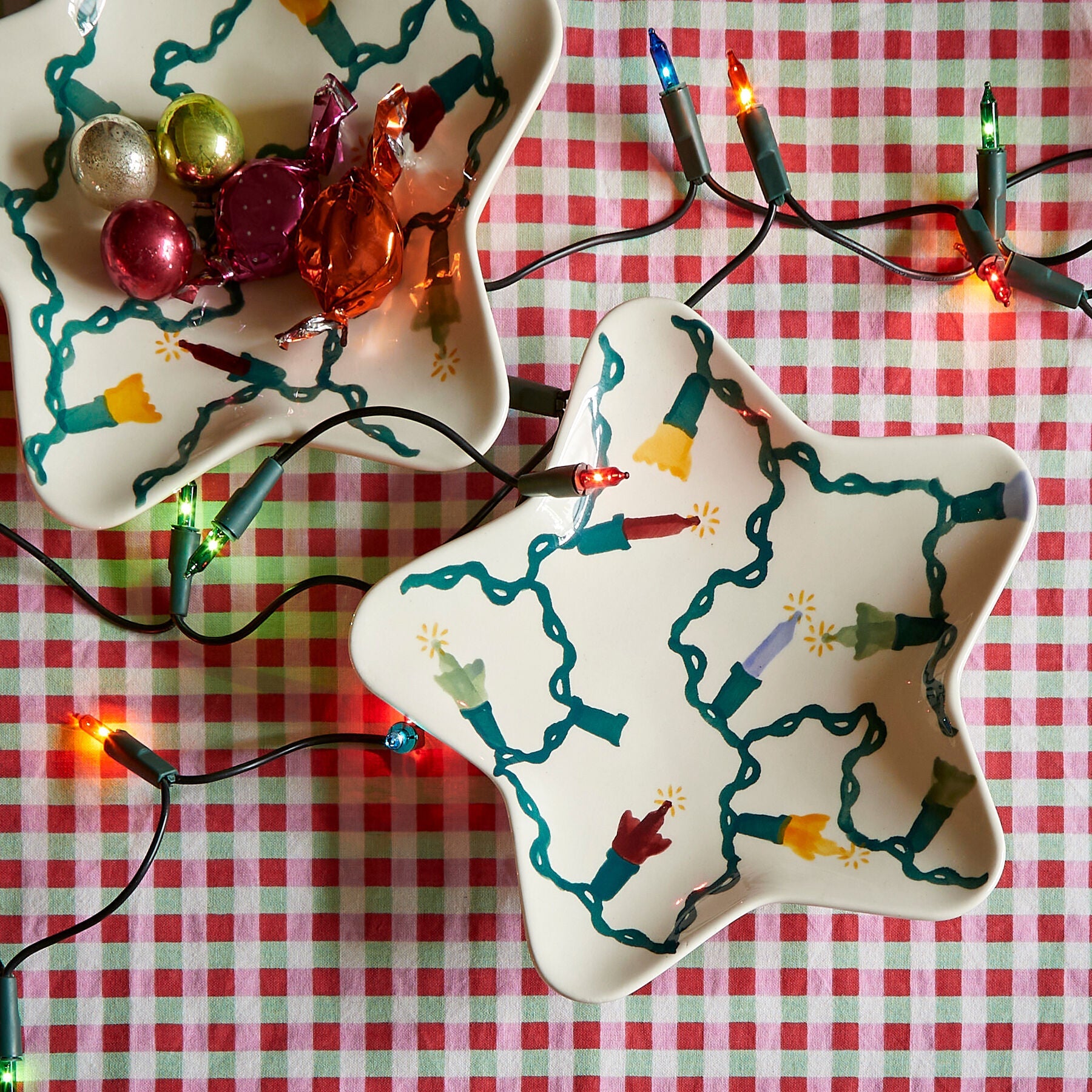 Seconds Fairy Lights Small Star Plate