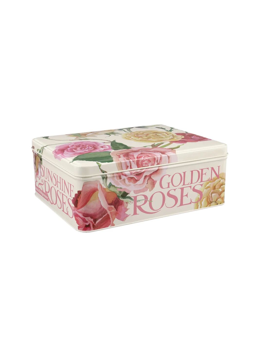 Rose Garden Medium Shallow Tin