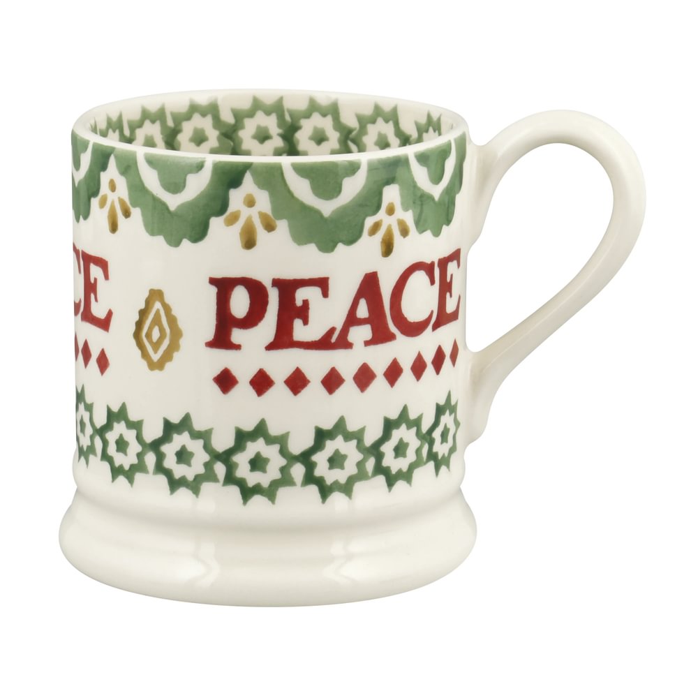 Seconds Christmas Joy Peace 1/2 Pint Mug