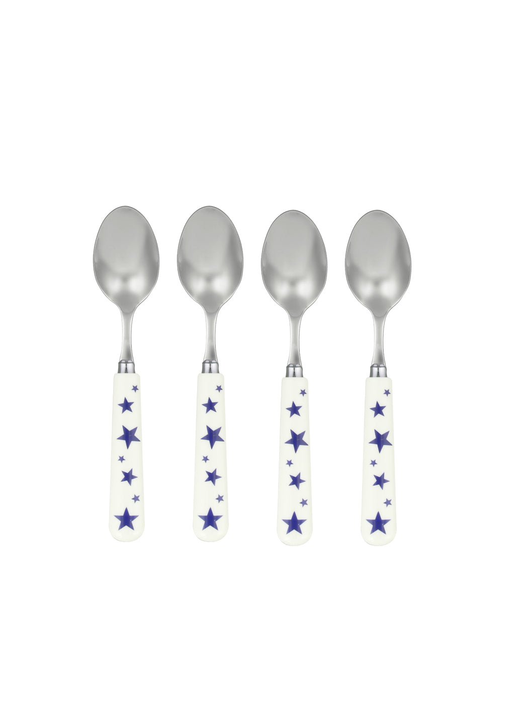 Blue Star Set Of 4 Teaspoons