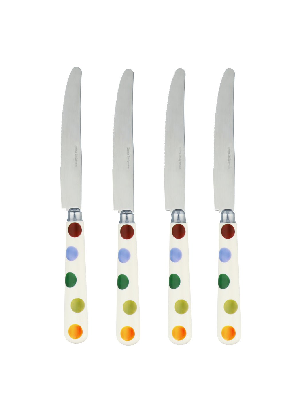 Polka Dot Set Of 4 Knives