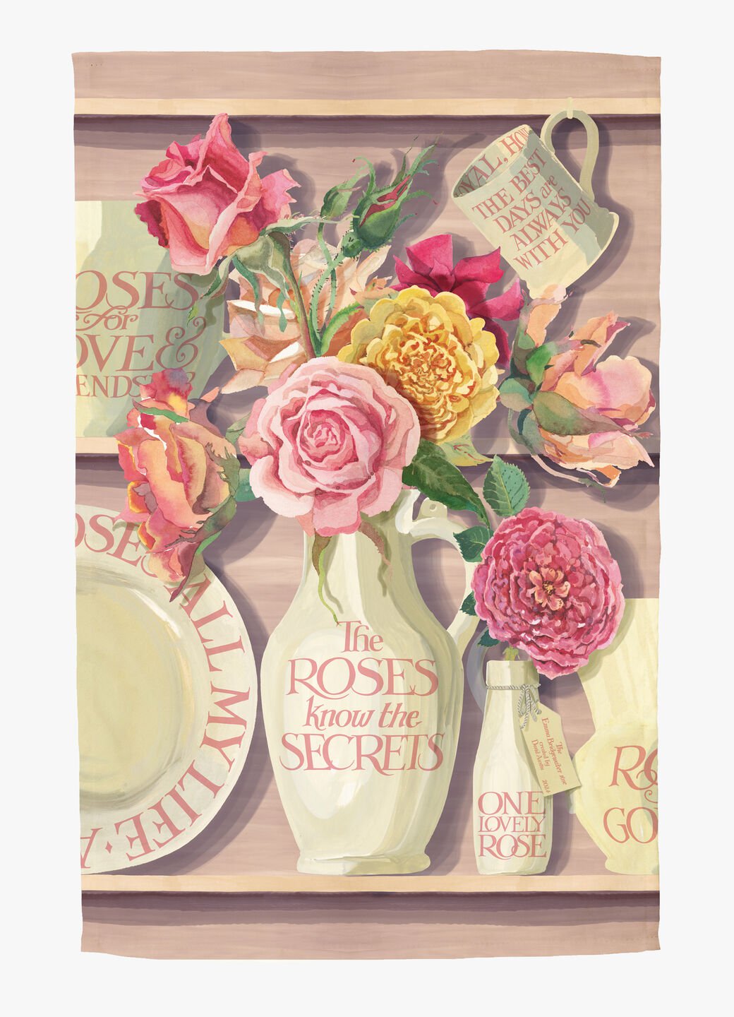 David Austin® Emma Bridgewater™ Rose Tea Towel