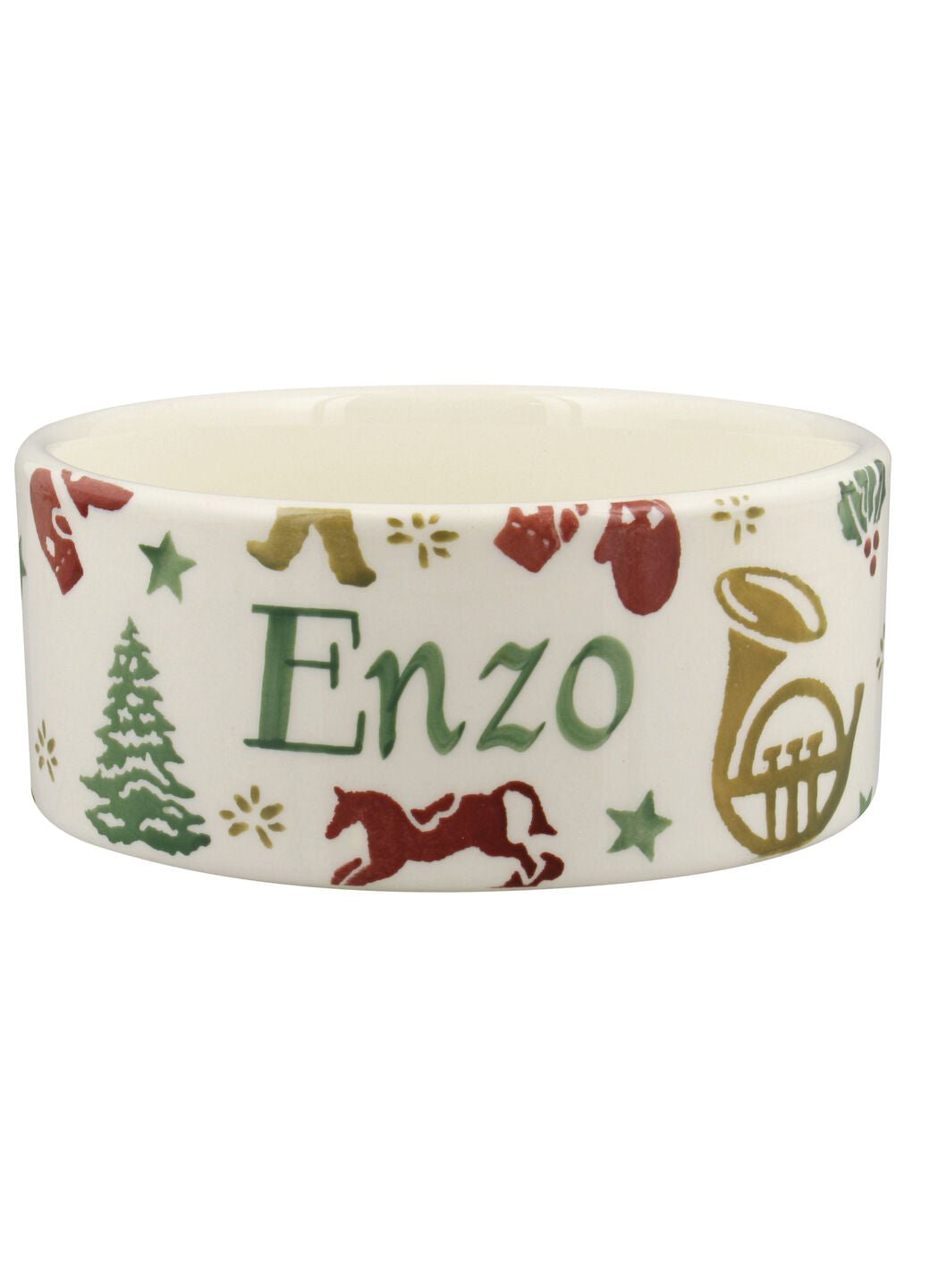 Personalised Christmas Celebration Small Pet Bowl