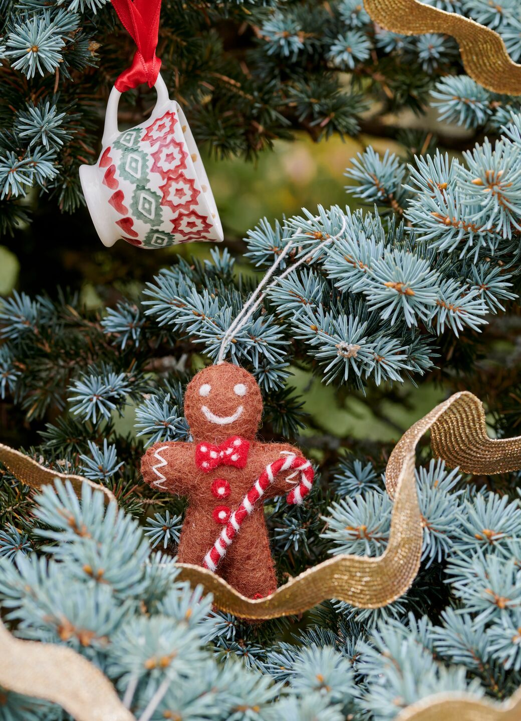 Christmas Gingerbread Person Felt Decoration