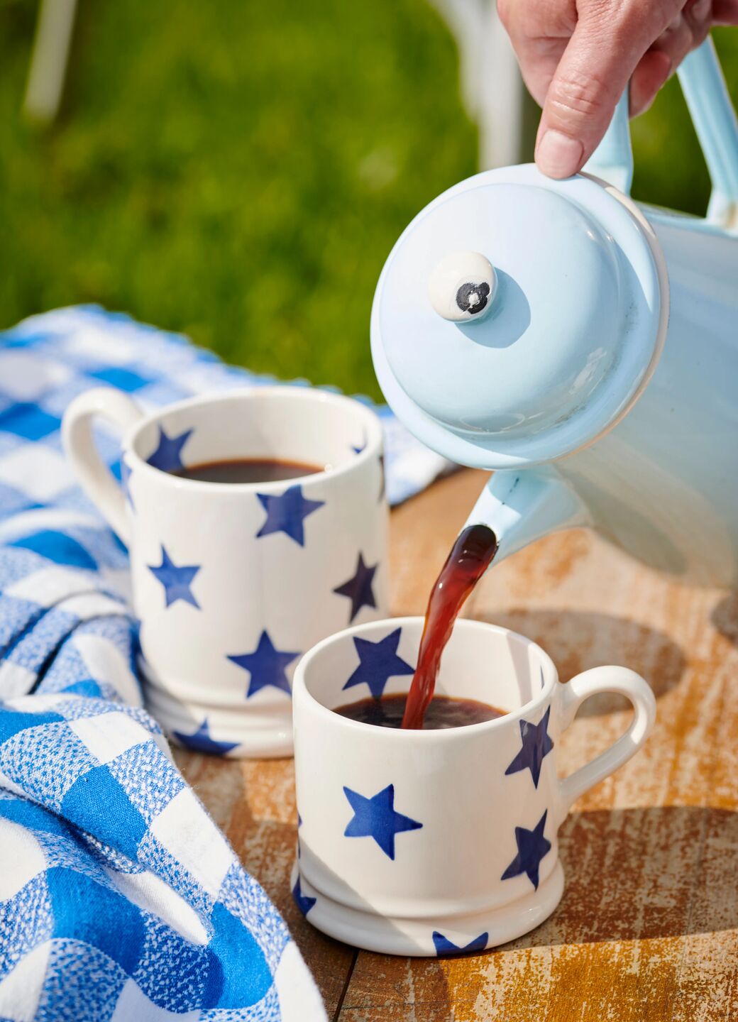 Blue Star Small Mug