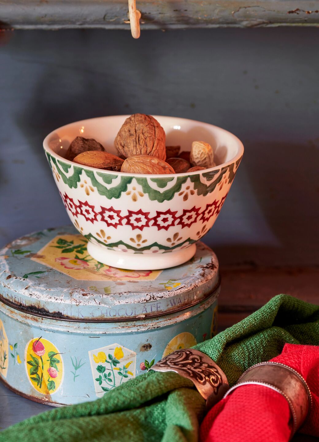 Christmas Joy Small Old Bowl