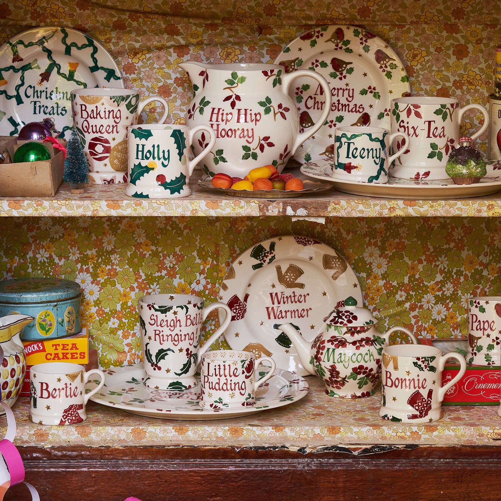 Emma Bridgewater Personalized Save The Children Christmas Jumper Cocoa Mug - Unique Handmade & Handpainted English Earthenware Tea/Coffee Mug - Cust