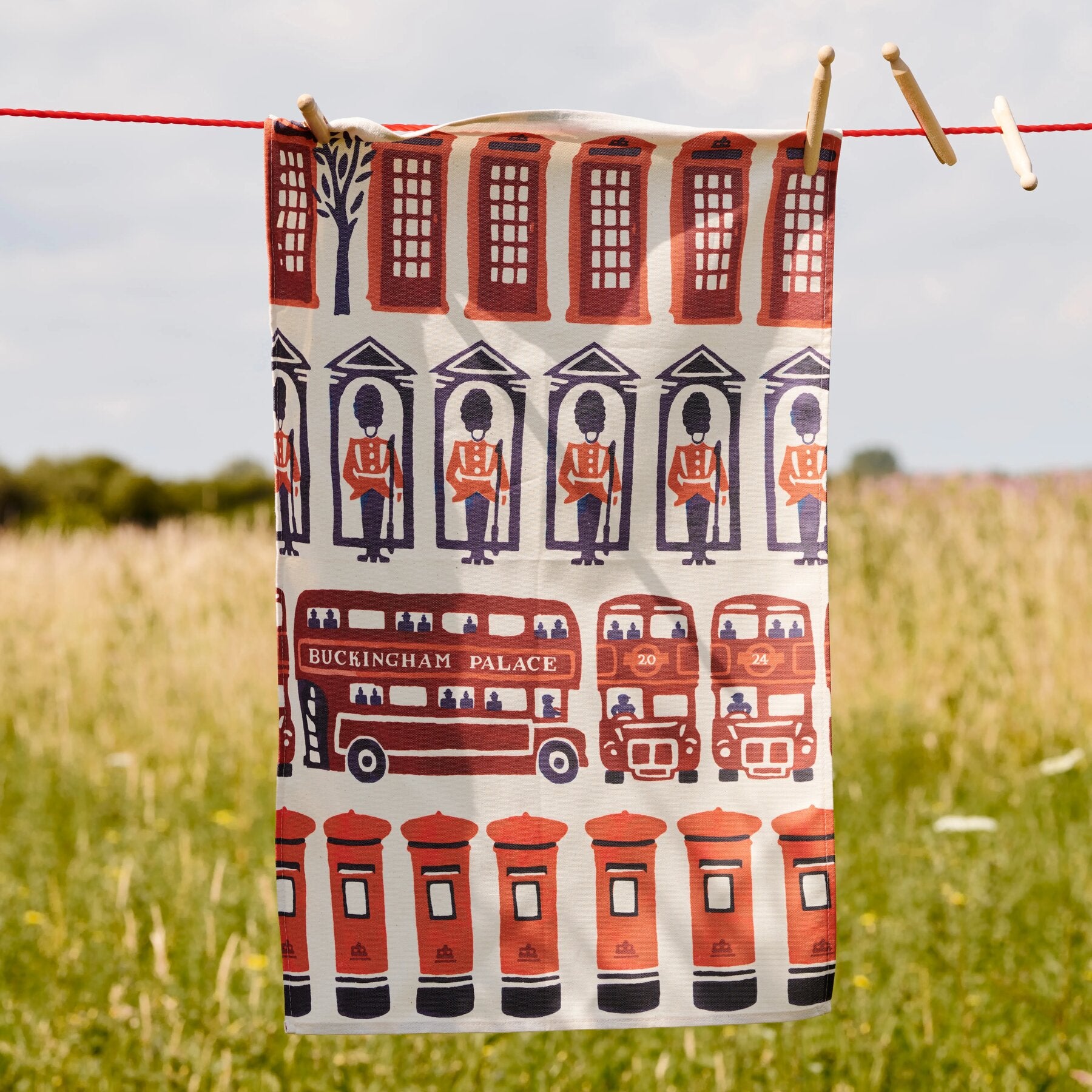 London Icons Tea Towel