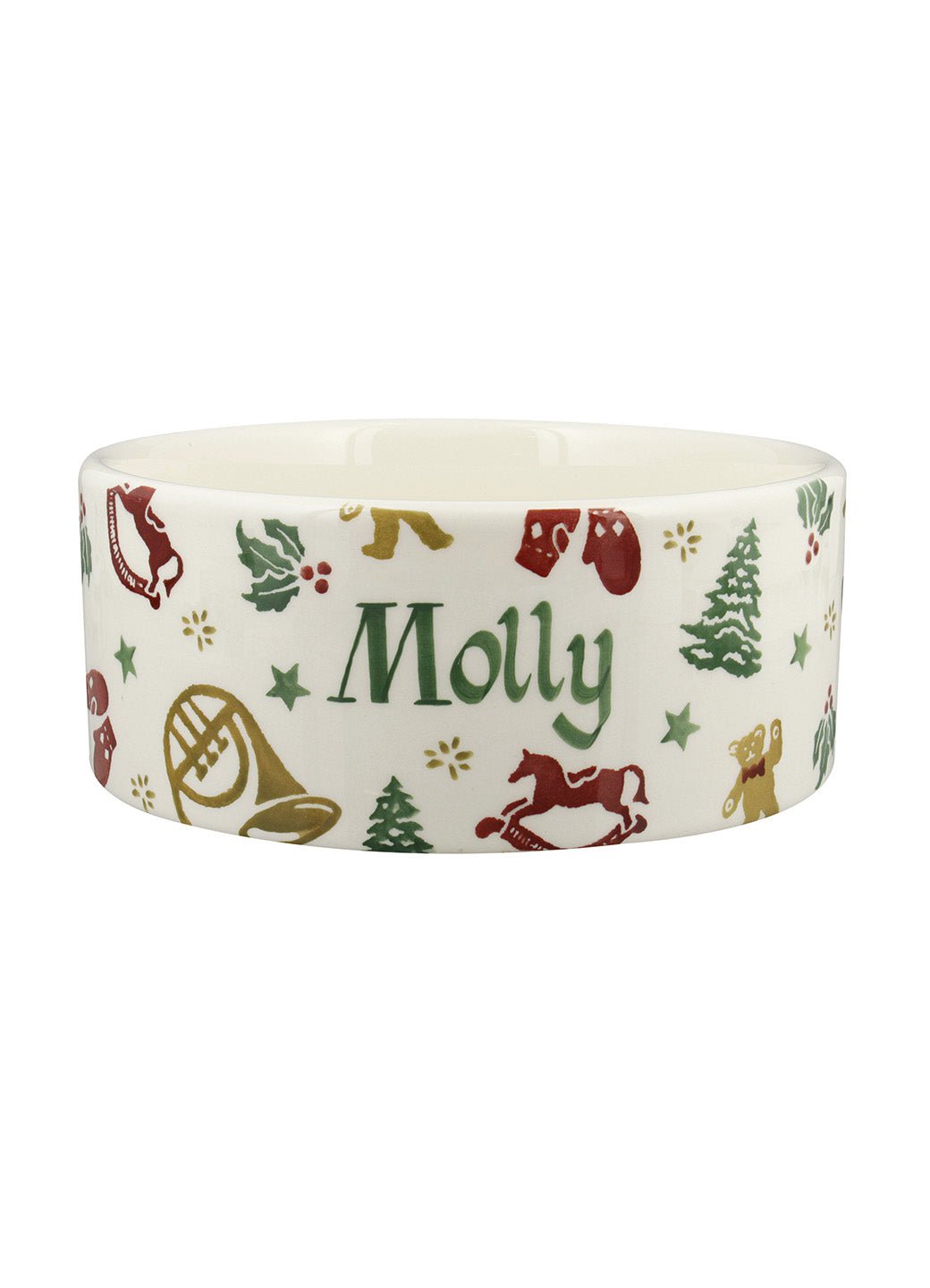 Personalised Christmas Celebration Large Pet Bowl