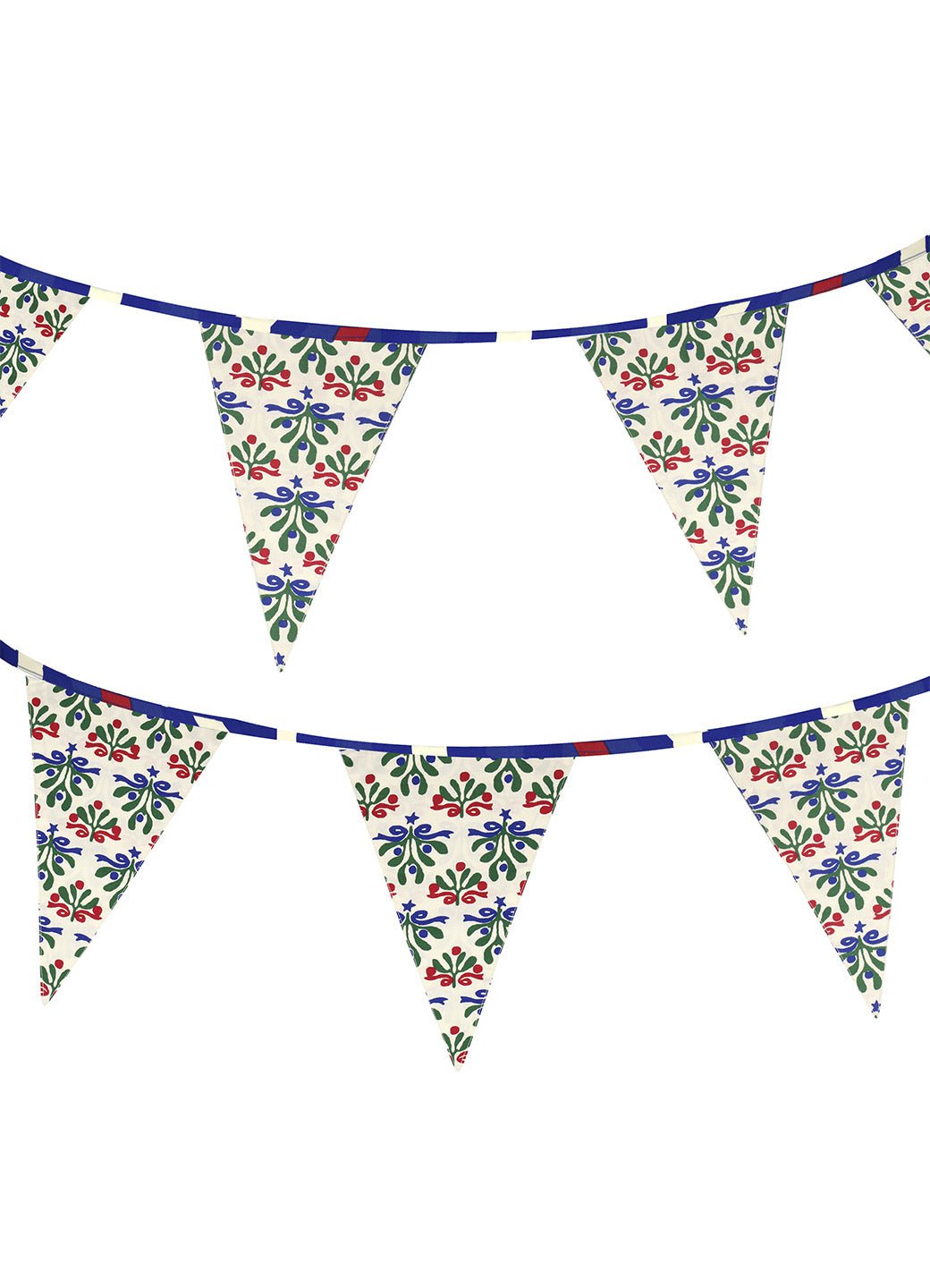 Mistletoe Patchwork Fabric Bunting