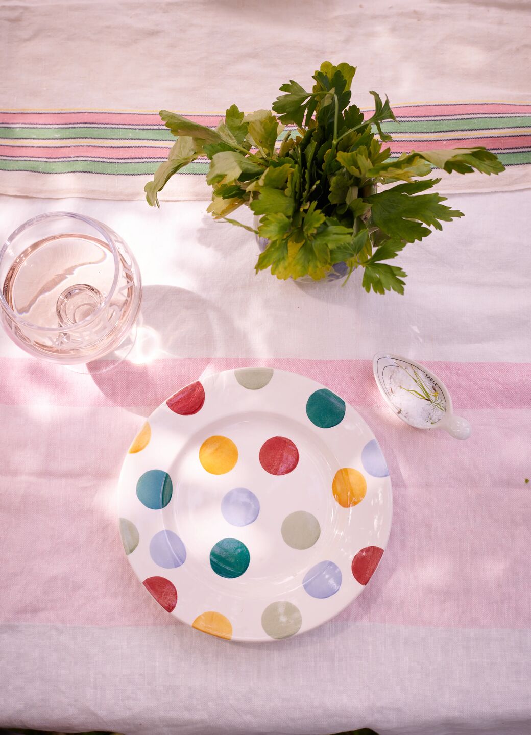 Big Polka Dots 8 1/2 Inch Plate