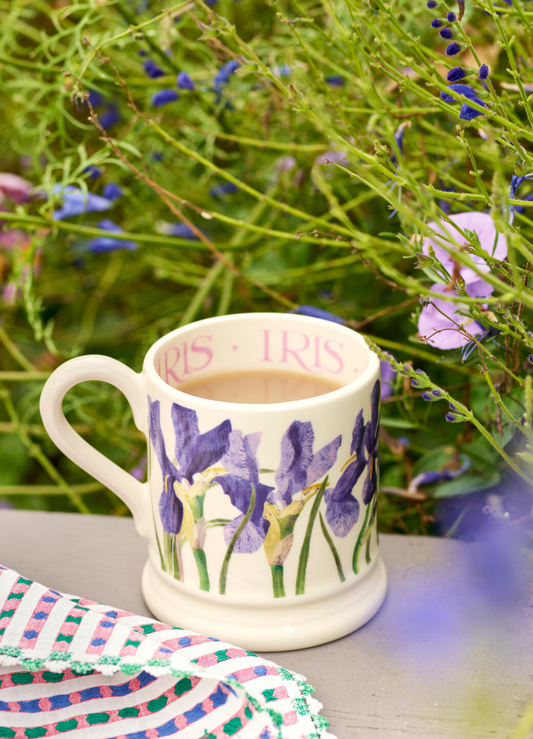 Seconds Blue Iris 1/2 Pint Mug