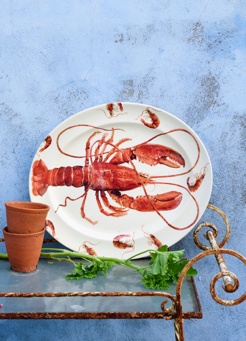 Shellfish Lobster Large Oval Platter