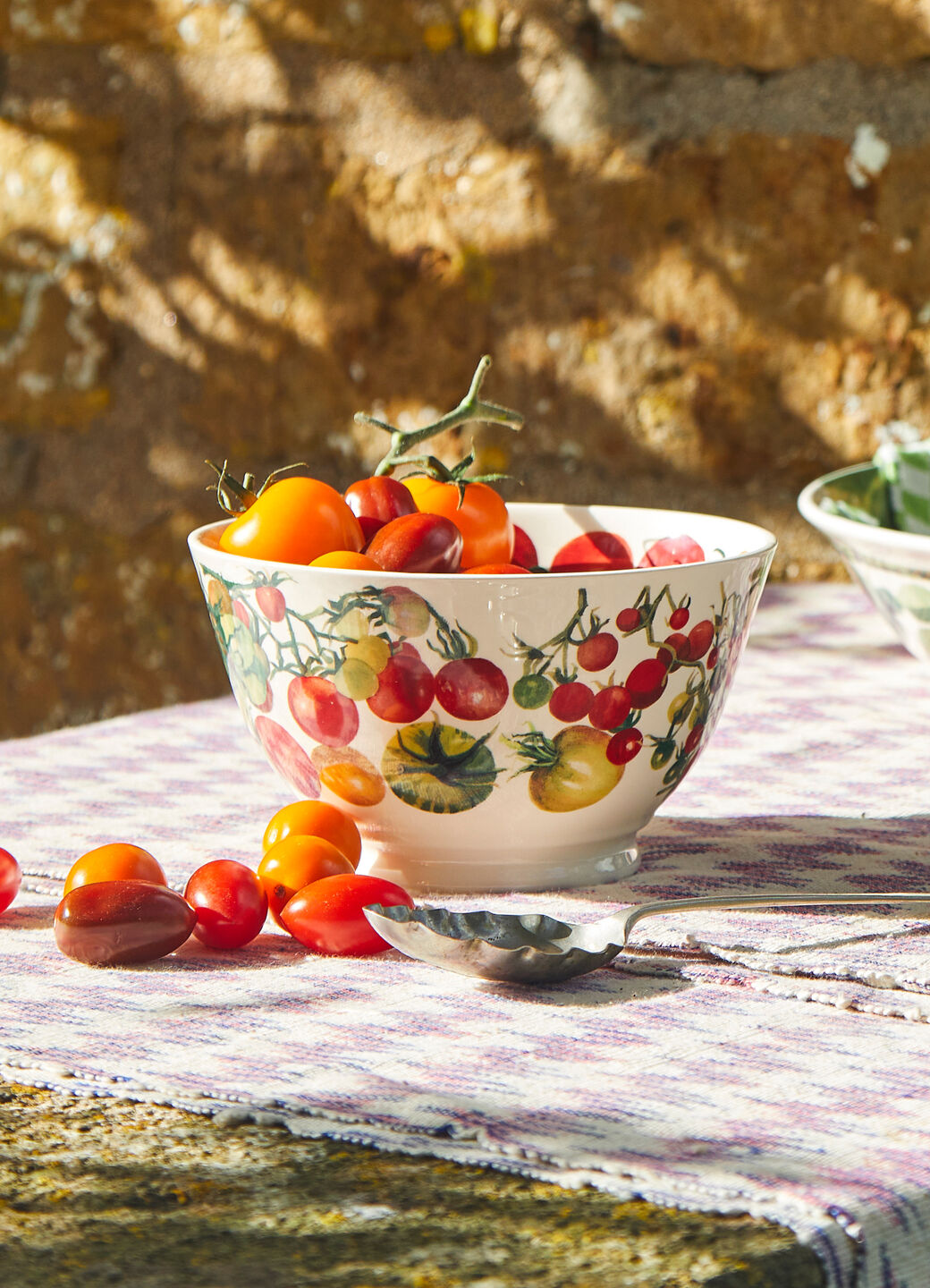 Vegetable Garden Tomatoes Medium Old Bowl