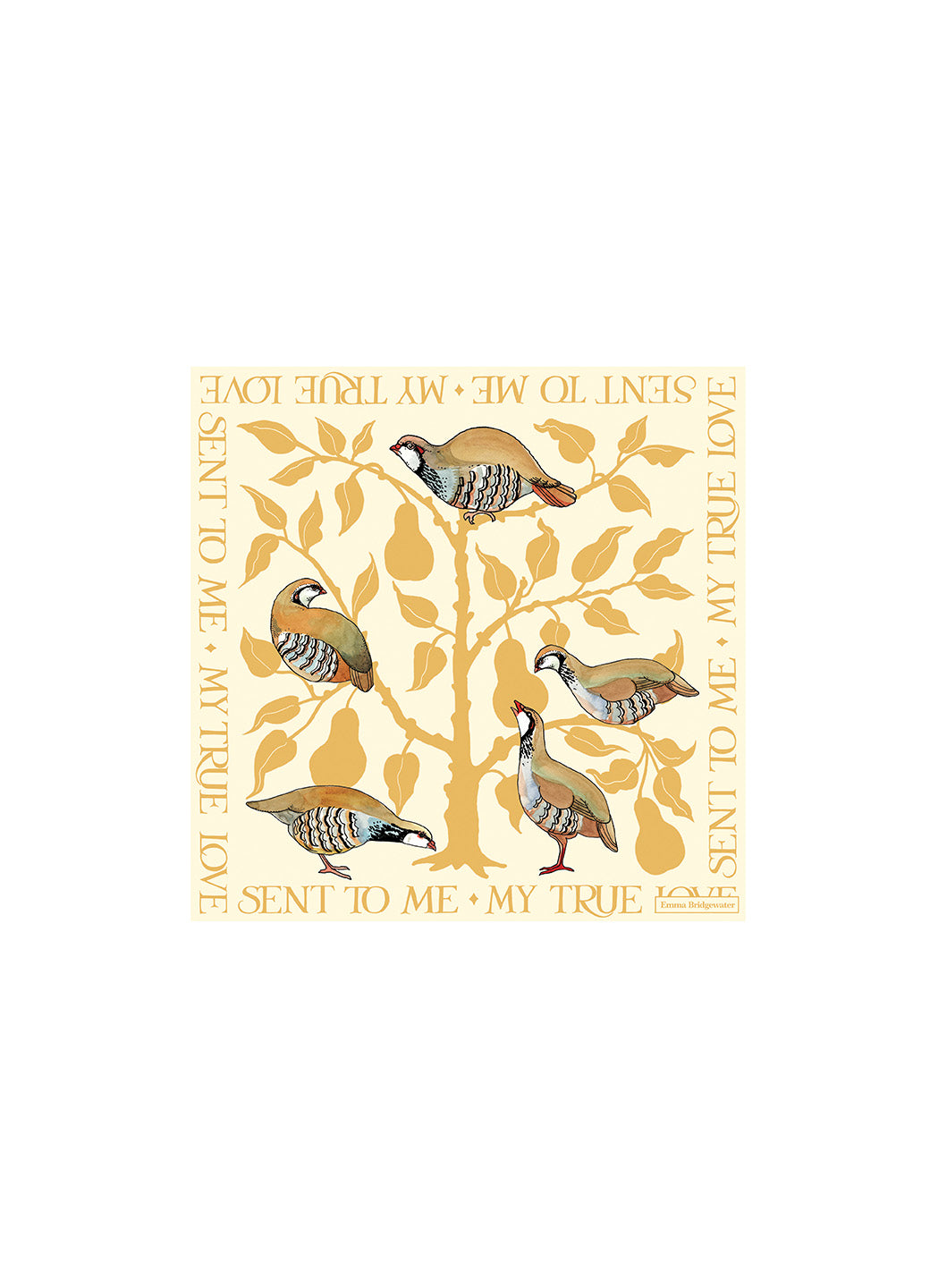 Partridge In A Pear Tree Lunch Napkins (Pack of 20)