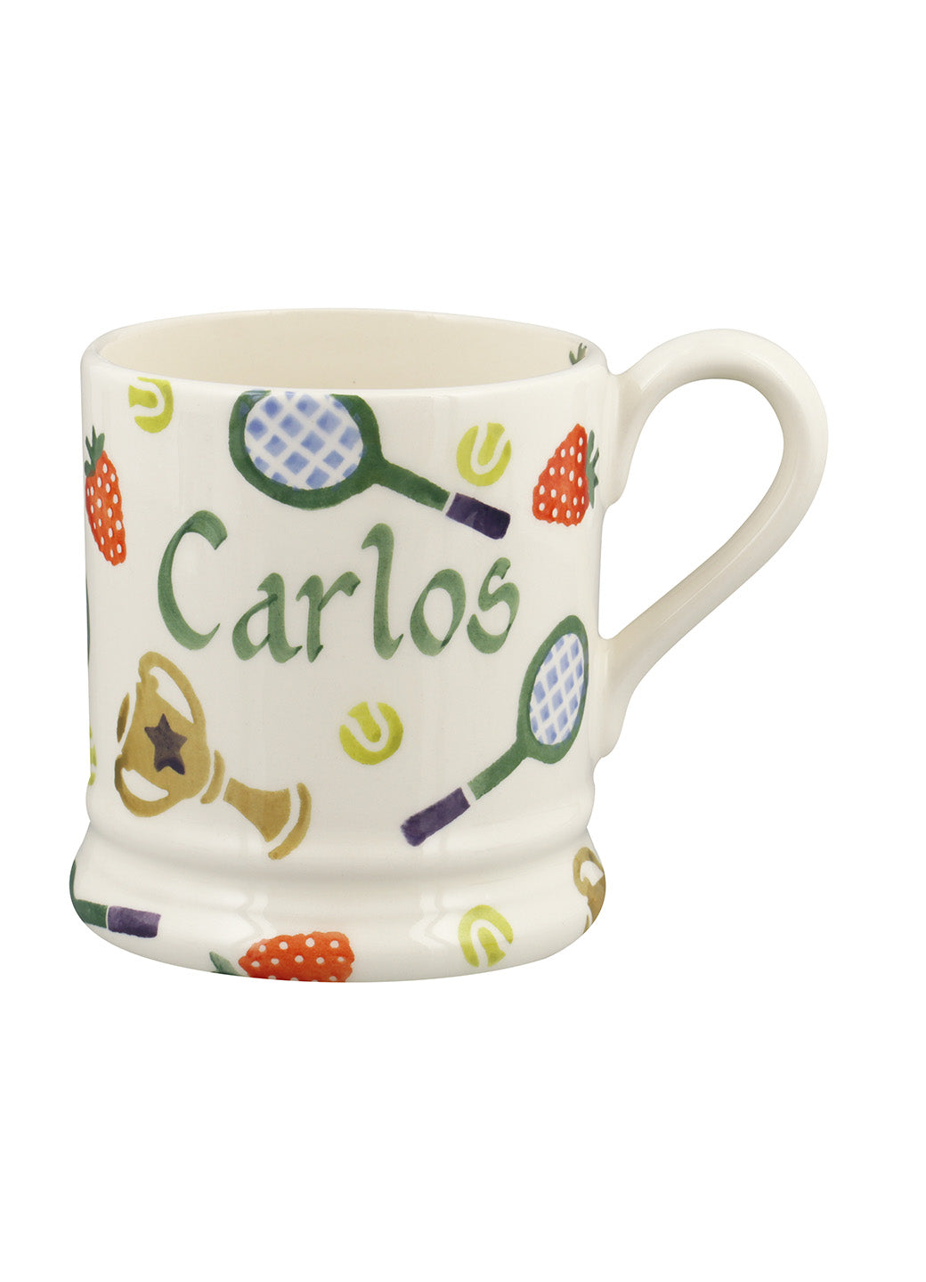 Personalised Tennis 1/2 Pint Mug