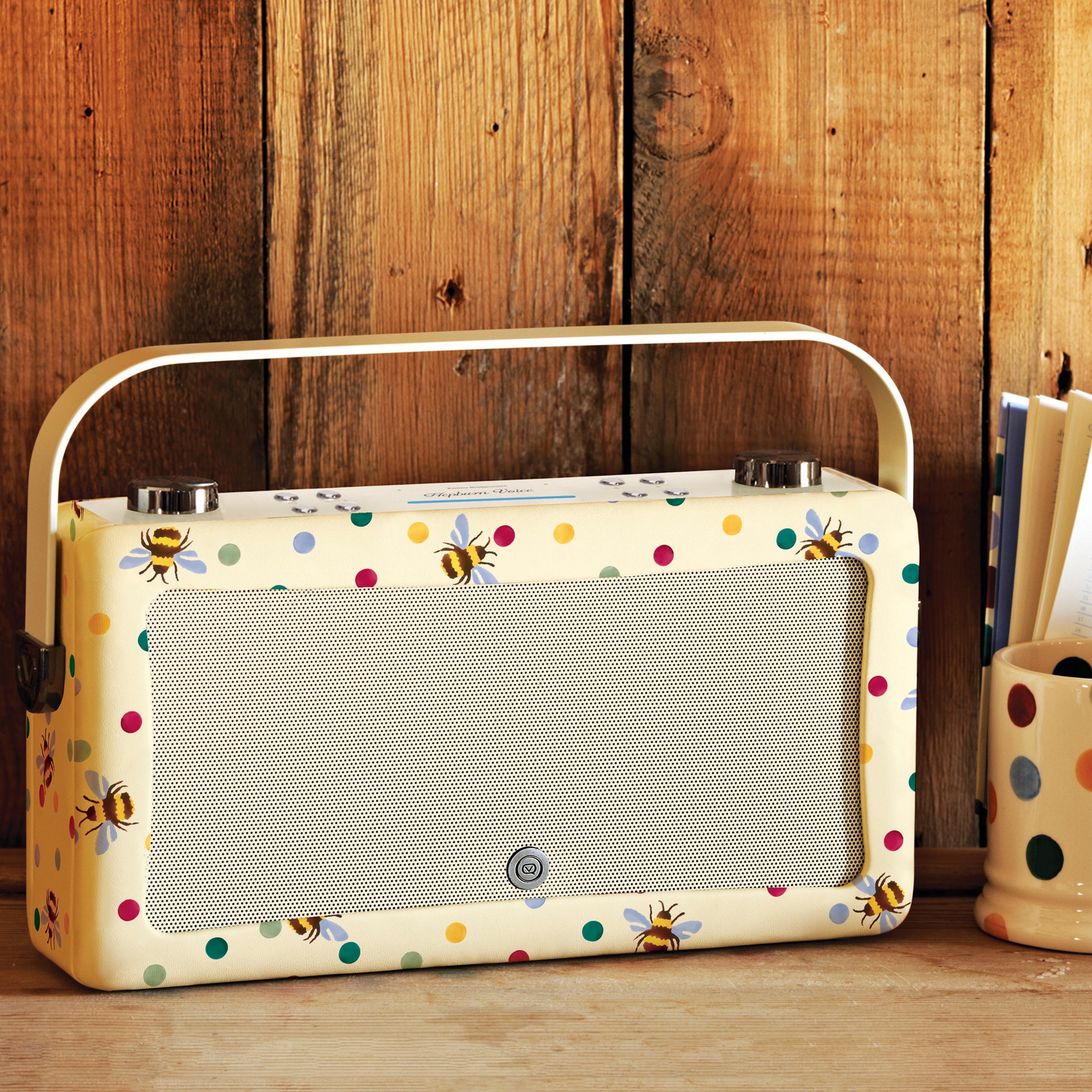 Bumblebee & Small Polka Dot Hepburn Voice Speaker