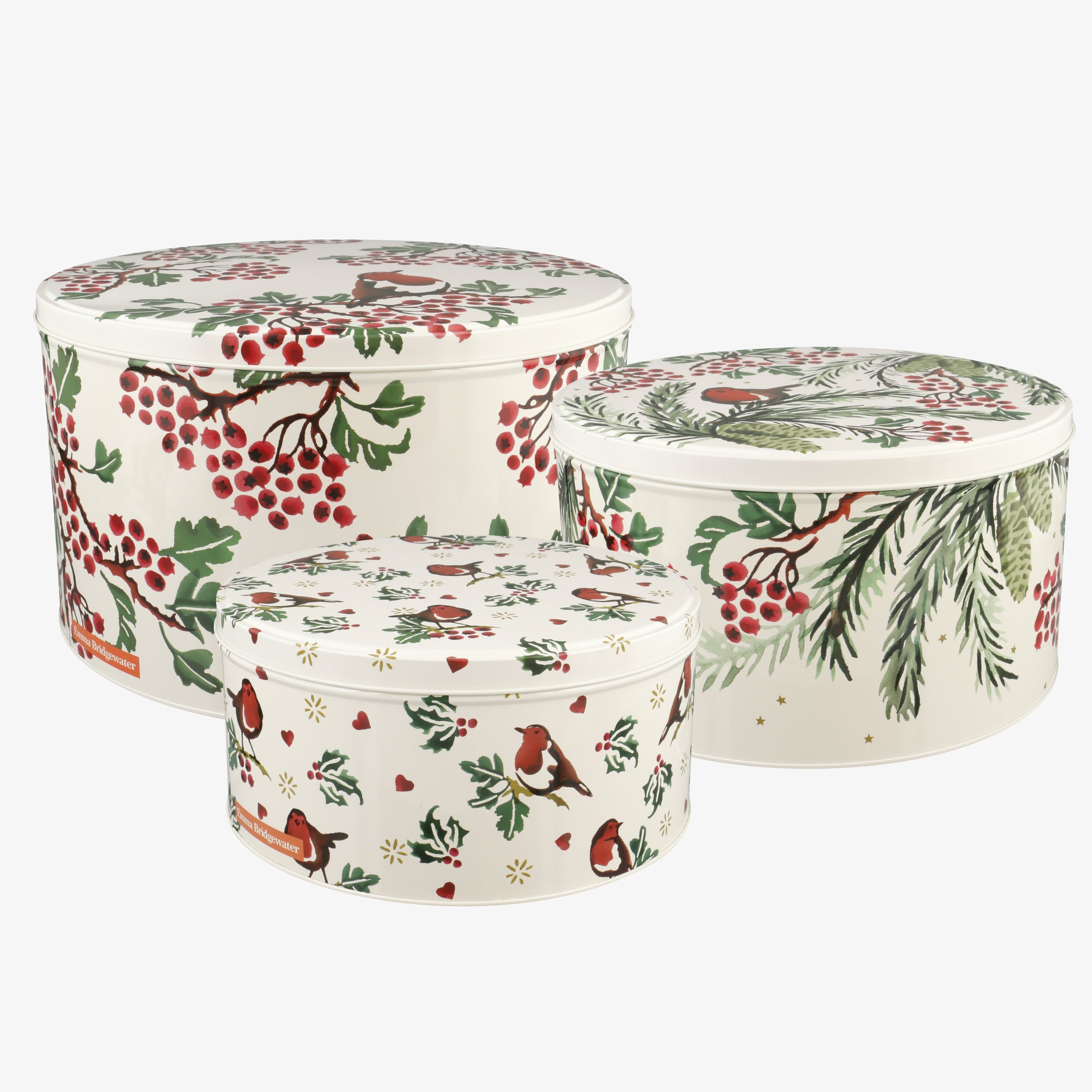 Hawthorn Berries Set Of 3 Round Cake Tins