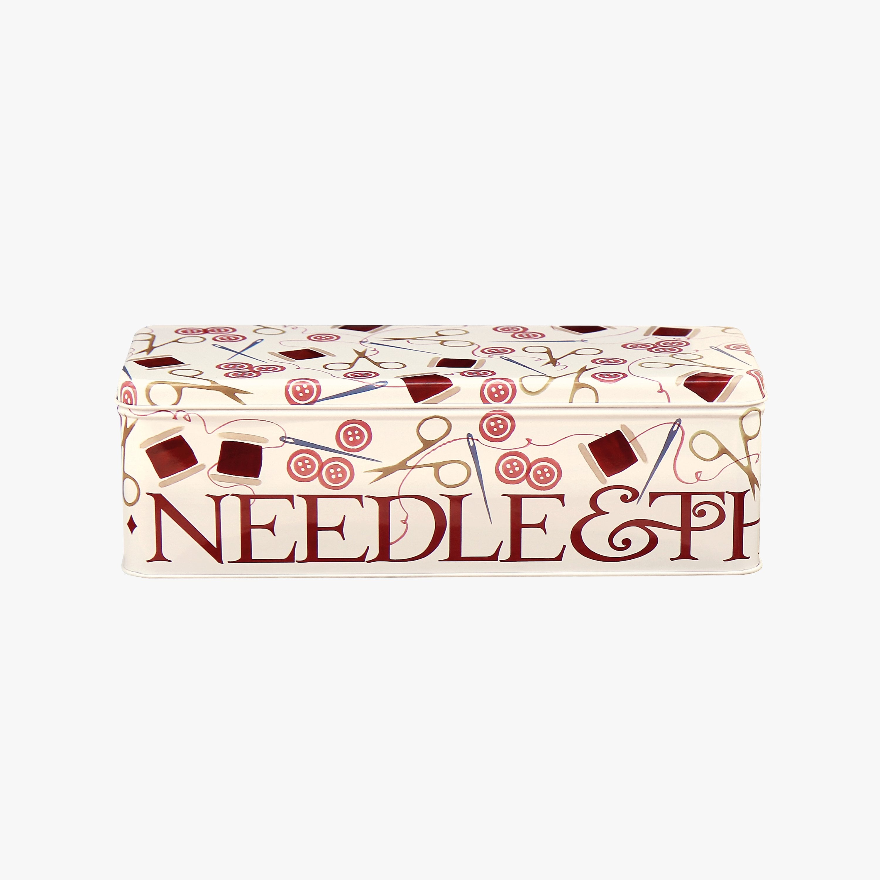 Pink Crafting Long Deep Rectangular Tin – Emma Bridgewater UK