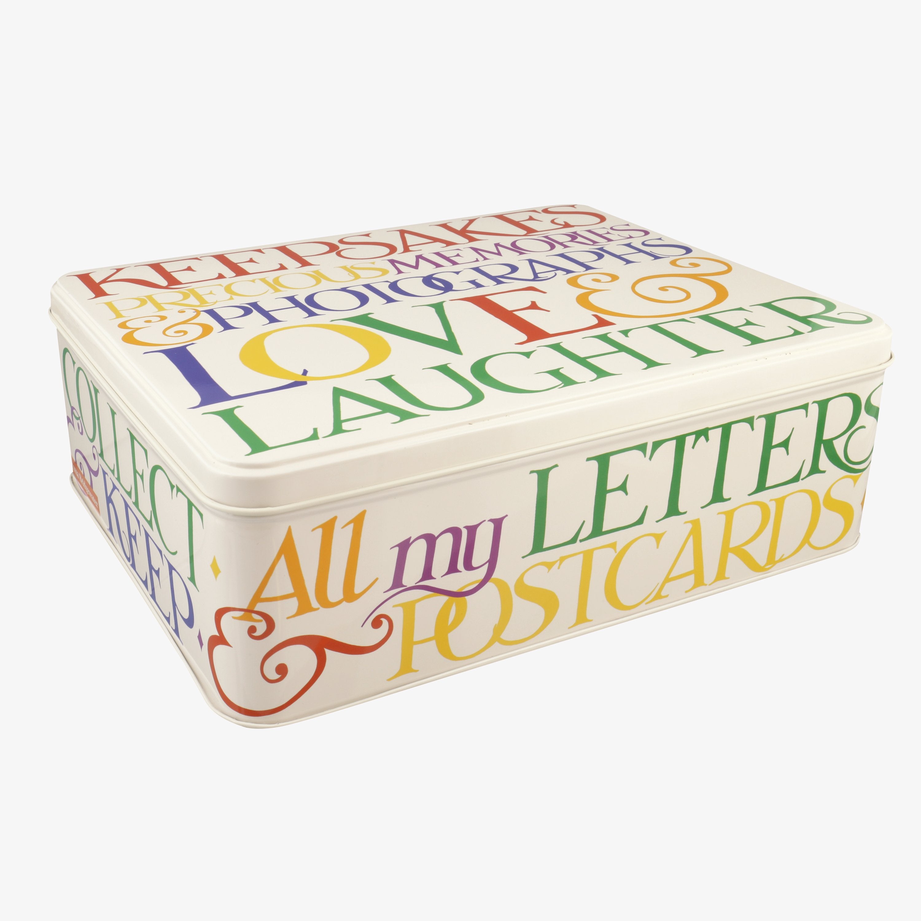 Rainbow Toast Mementos Extra Large Rectangular Tin