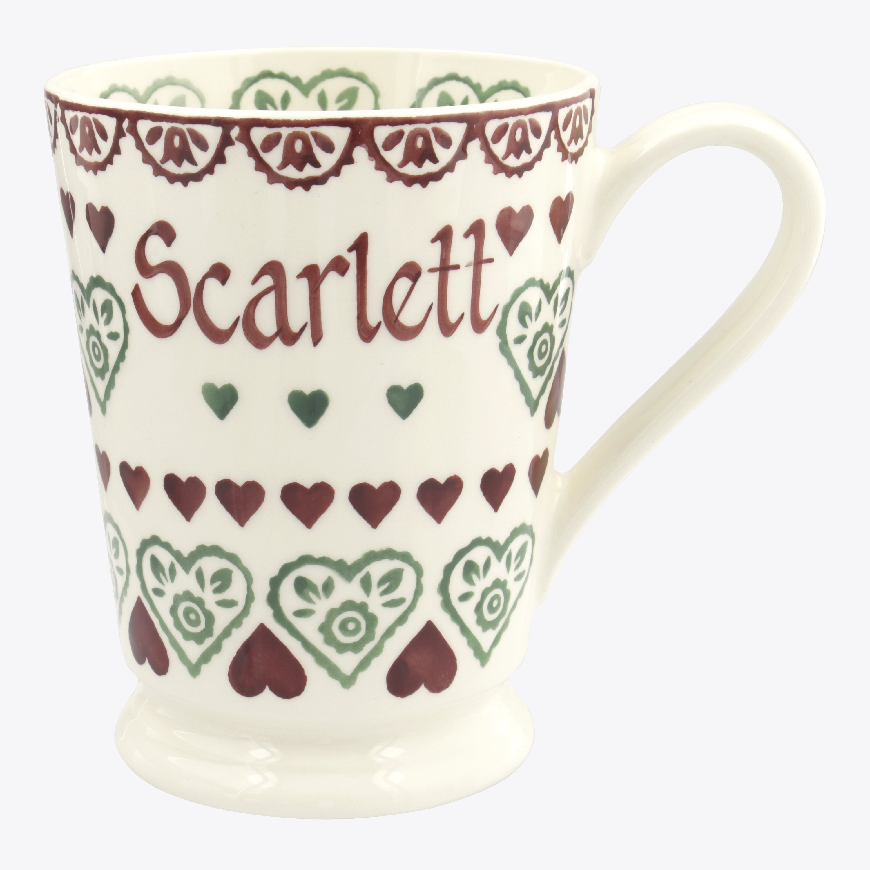 Personalised Christmas Sampler Cooca Mug