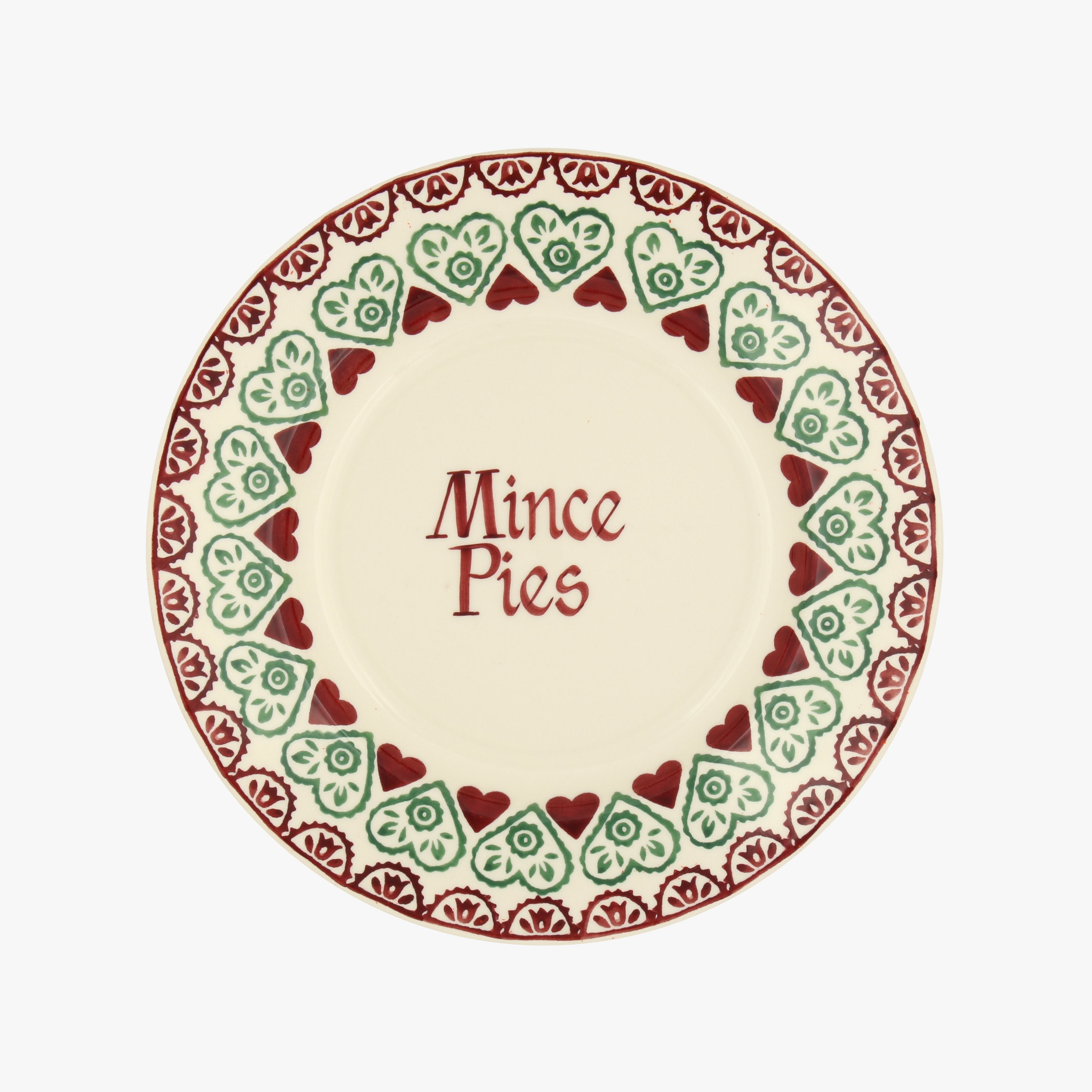 Personalised Christmas Sampler 8 1/2 Inch Plate