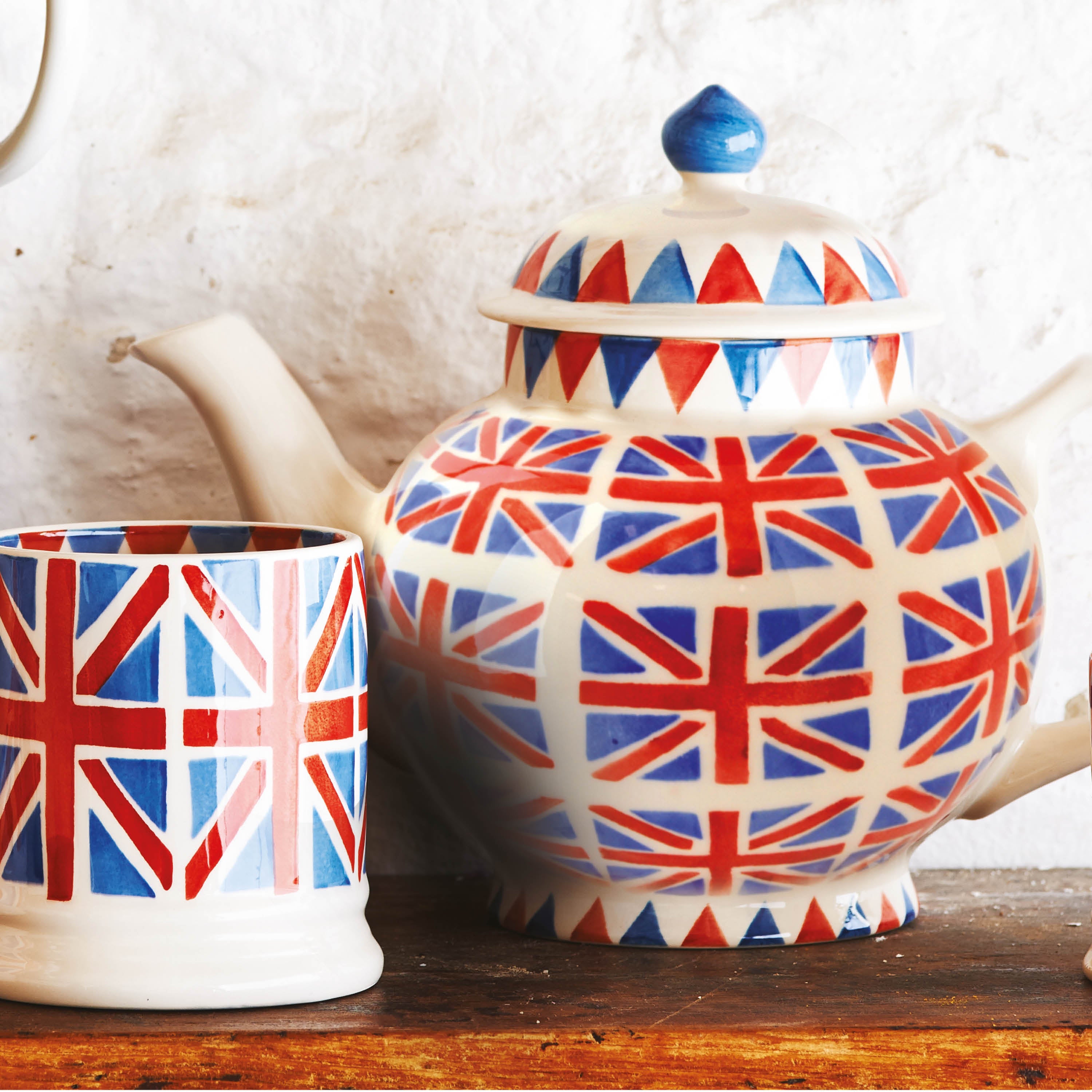 Union Jack 4 Mug Teapot