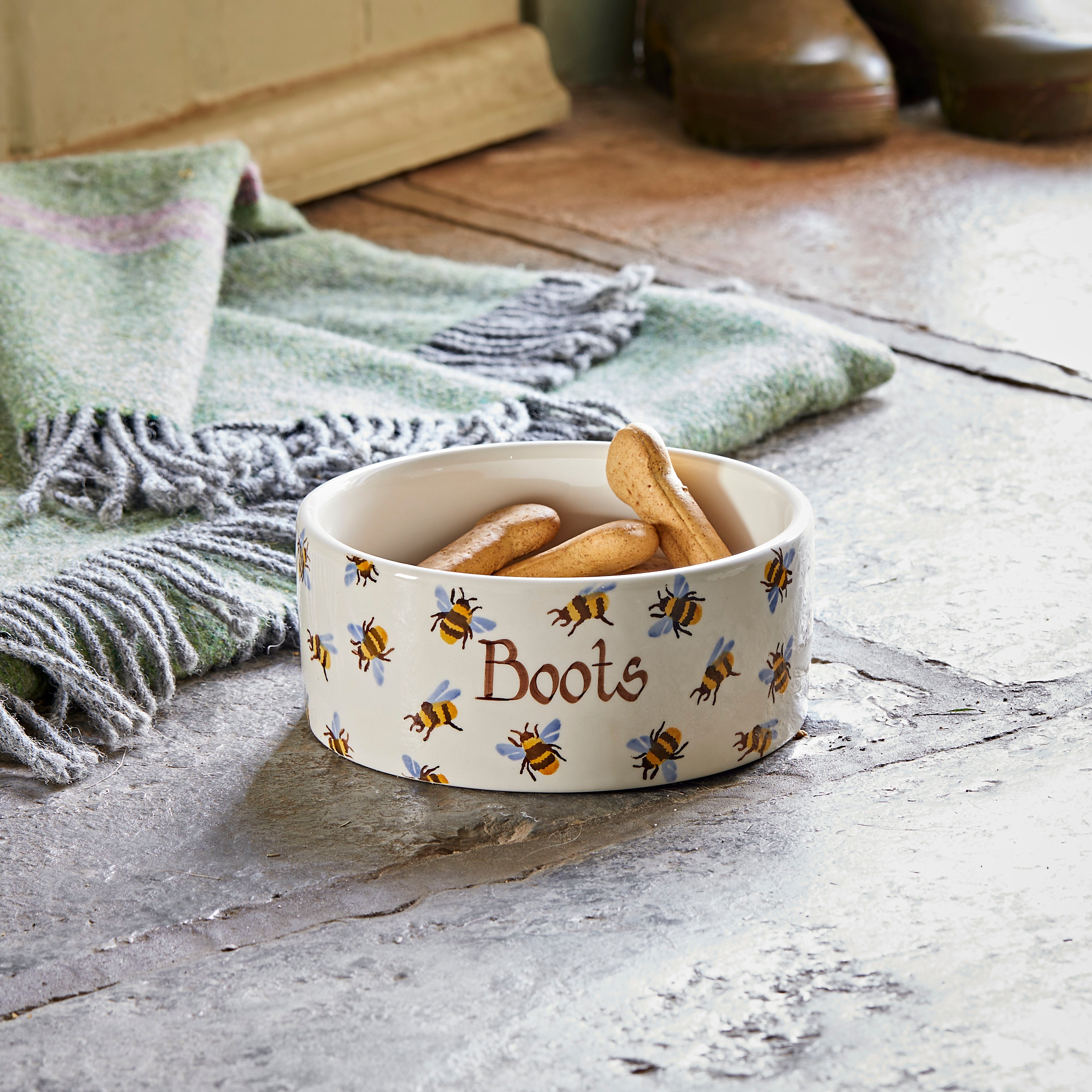 Personalised Bumblebee Large Pet Bowl