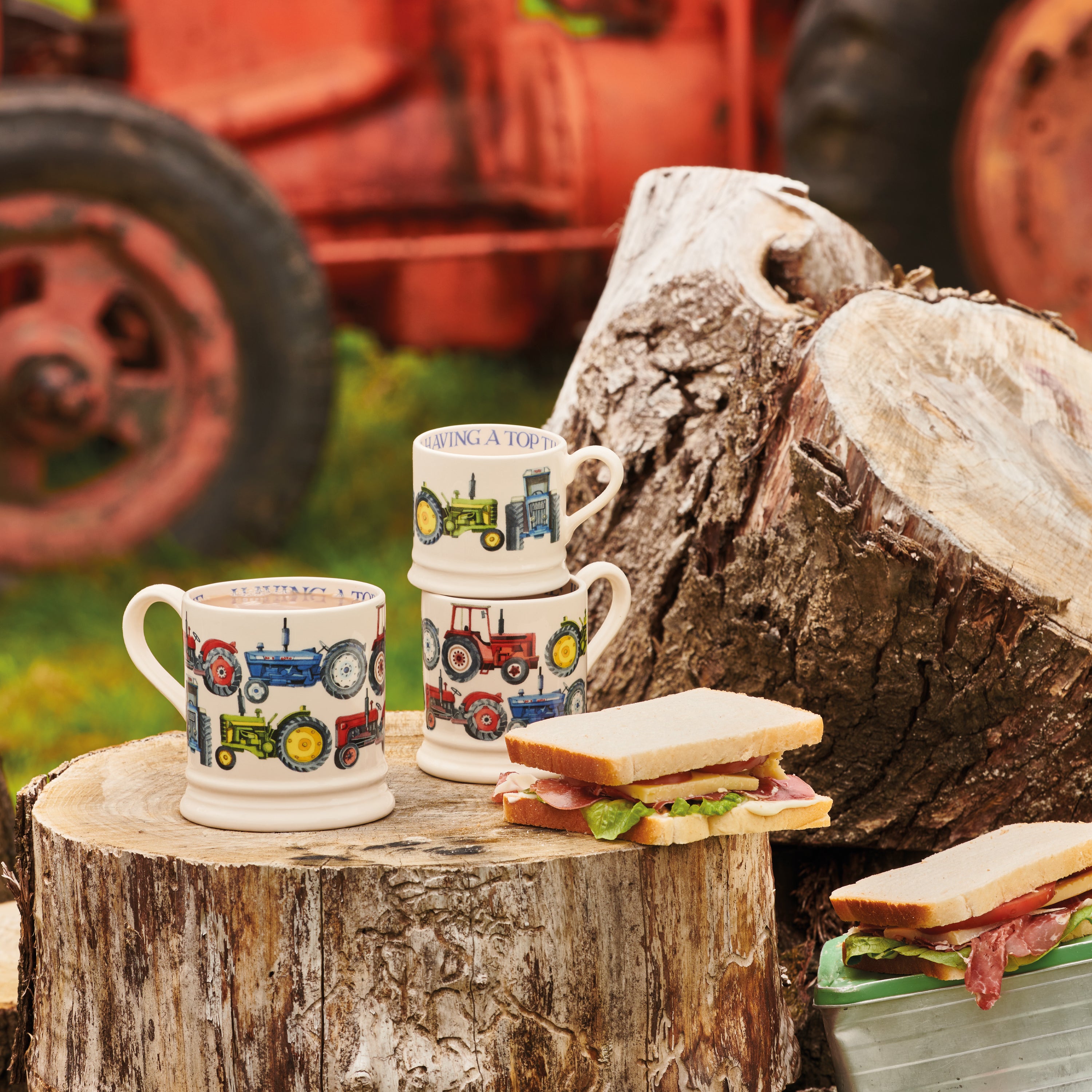 Emma Bridgewater Tractors 1/2 Pint Mug