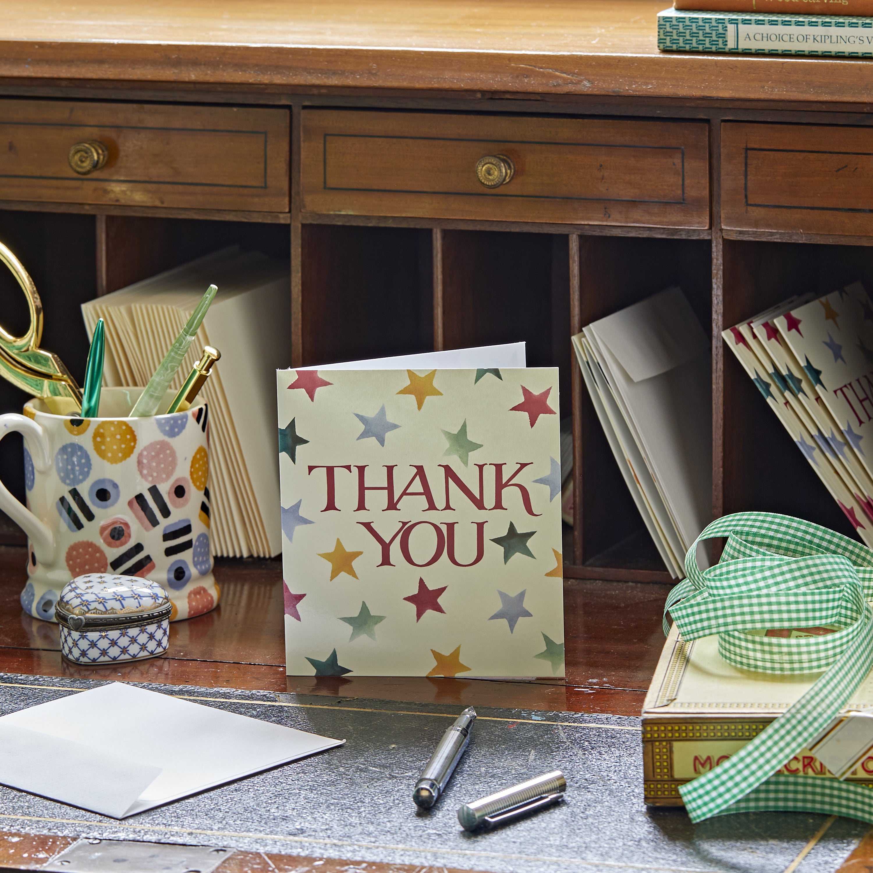 Polka Star Pack Of 8 Thank You Cards